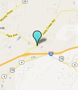 Map of Brompton, AL hotels