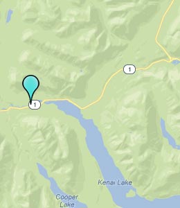 Map of Cooper Landing, AK hotels