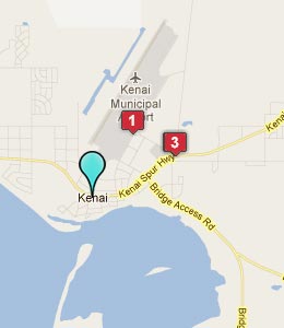 Map of Kenai, AK hotels