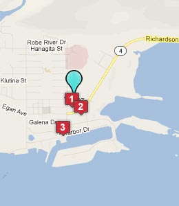 Map of Valdez, AK hotels