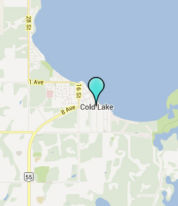 Map of Cold Lake, AB hotels