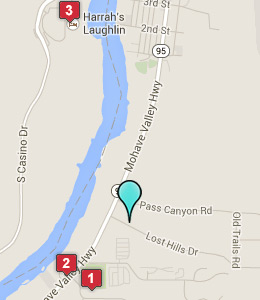 Map of Bullhead City, AZ hotels