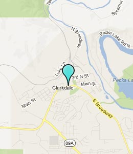 Map of Clarkdale, AZ hotels