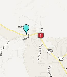 Map of Heber, AZ hotels