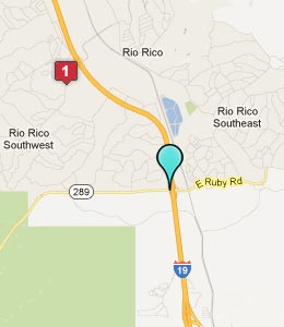 Map of Rio Rico, AZ hotels