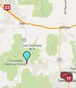 Map of Sonoita, AZ hotels