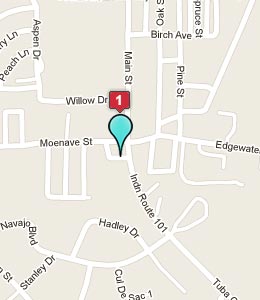 Map of Tuba City, AZ hotels