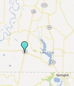 Map of Bradley, AR hotels