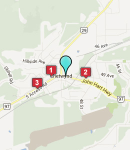 Map Chetwynd Bc Hotels 