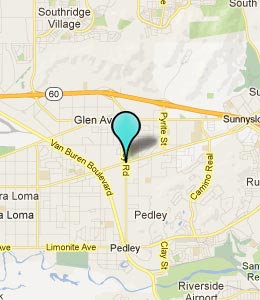Map of Jurupa Valley, CA hotels