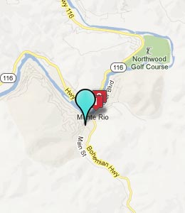 Map of Monte Rio, CA hotels