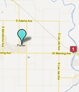 Map of Parlier, CA hotels