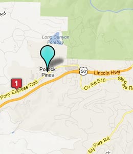 Map of Pollock Pines, CA hotels