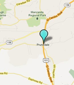 Map of Prunedale, CA hotels