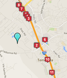 Map of Temecula, CA hotels