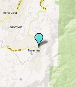 Map of Tuolumne, CA hotels