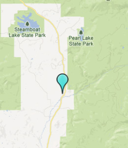 Map of Clark, CO hotels