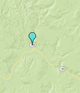 Map of Creede, CO hotels