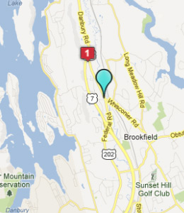 Hotel Map of Brookfield, CT