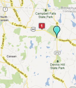 Map of Norfolk, CT hotels