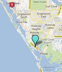 Map of Cape Haze, FL hotels