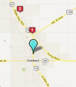 Map of Chiefland, FL hotels