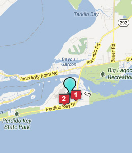 Map of Perdido Key, IN hotels