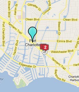Map of Port Charlotte, FL hotels