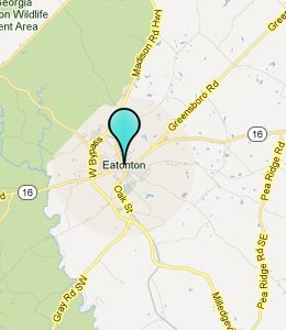 Map of Eatonton, GA hotels