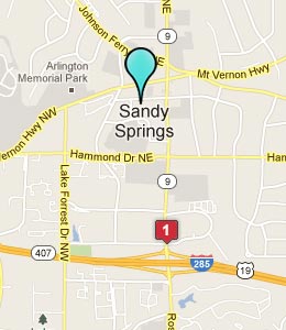 Map Of Sandy Springs Ga Maps Database Source