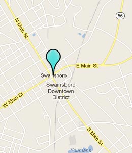 Map of Swainsboro, GA hotels
