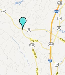 Map of Townsend, GA hotels