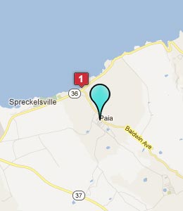Map of Paia, HI hotels