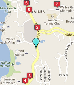 Map of Wailea, HI hotels