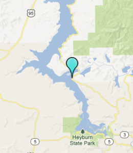 Map of Harrison, ID hotels
