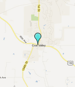 Map of Coal Valley, IL hotels