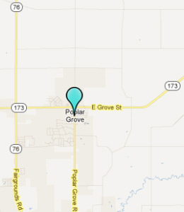 Map of Poplar Grove, IL hotels