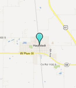 Map of Haubstadt, IN hotels