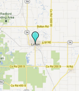 Map of Linton, IN hotels
