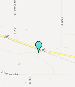 Map of Wooster, IN hotels