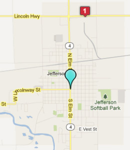 Map of Jefferson, IN hotels