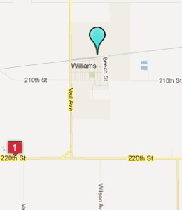 Map of Williams, IN hotels