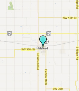 Map of Halstead, IN hotels