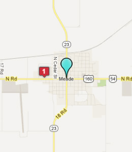 Map of Meade, IN hotels