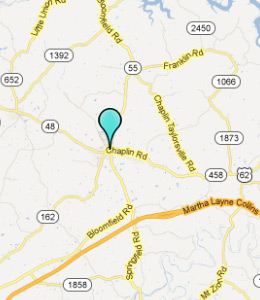 Map of Bloomfield, IN hotels