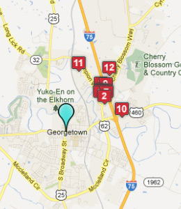 Map of Georgetown, IN hotels
