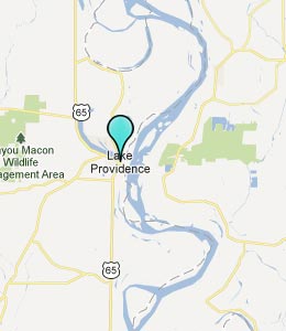 Map of Lake Providence, LA hotels