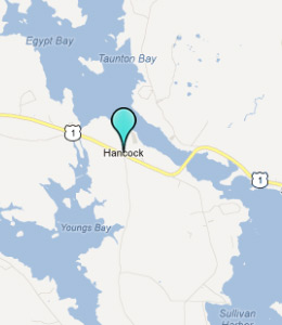 Map of Hancock, IN hotels