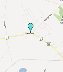 Map of Hermon, IN hotels