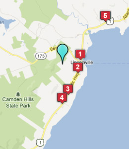Map of Lincolnville, IN hotels